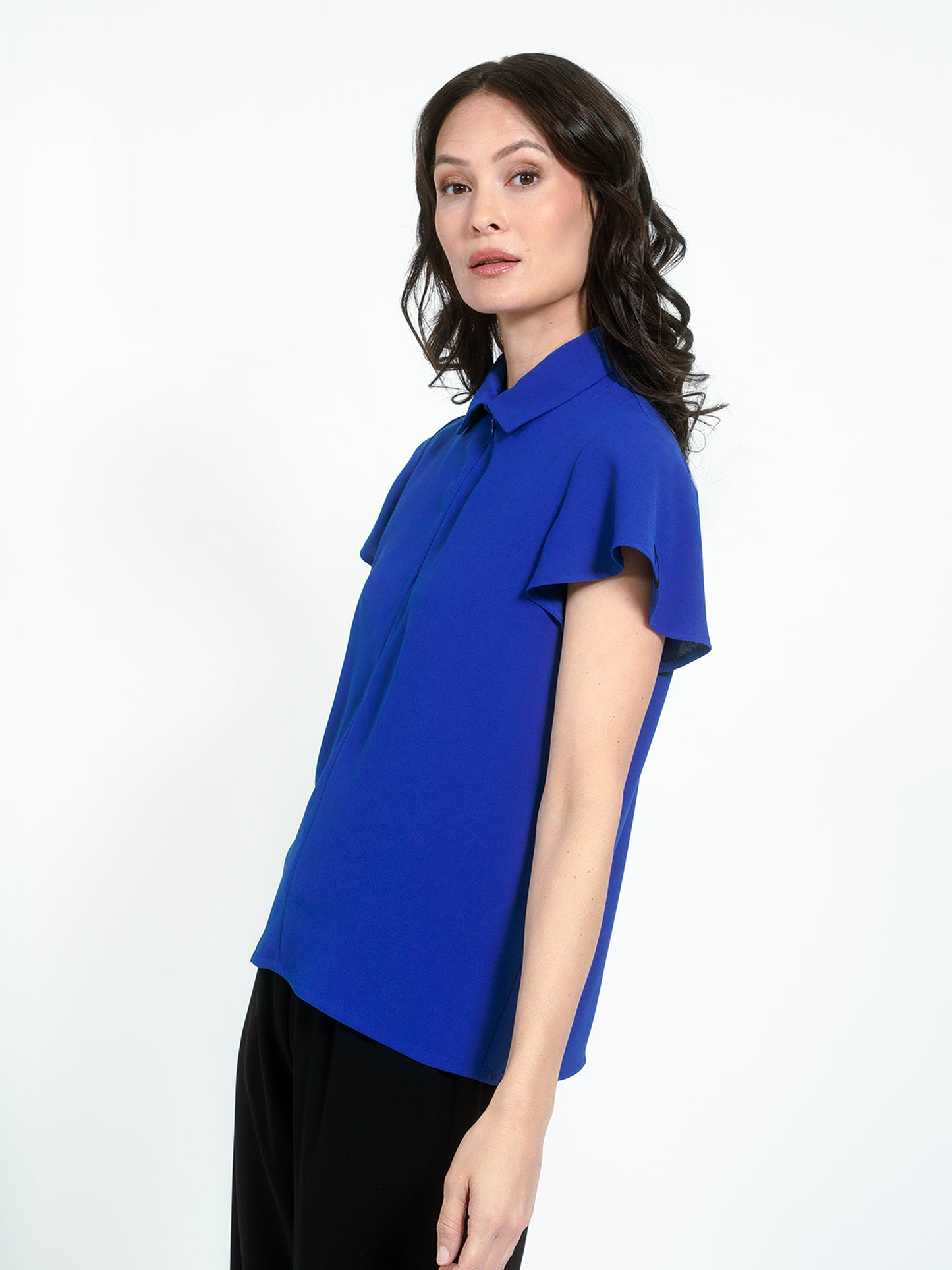 Recycelte Bluse Oliv