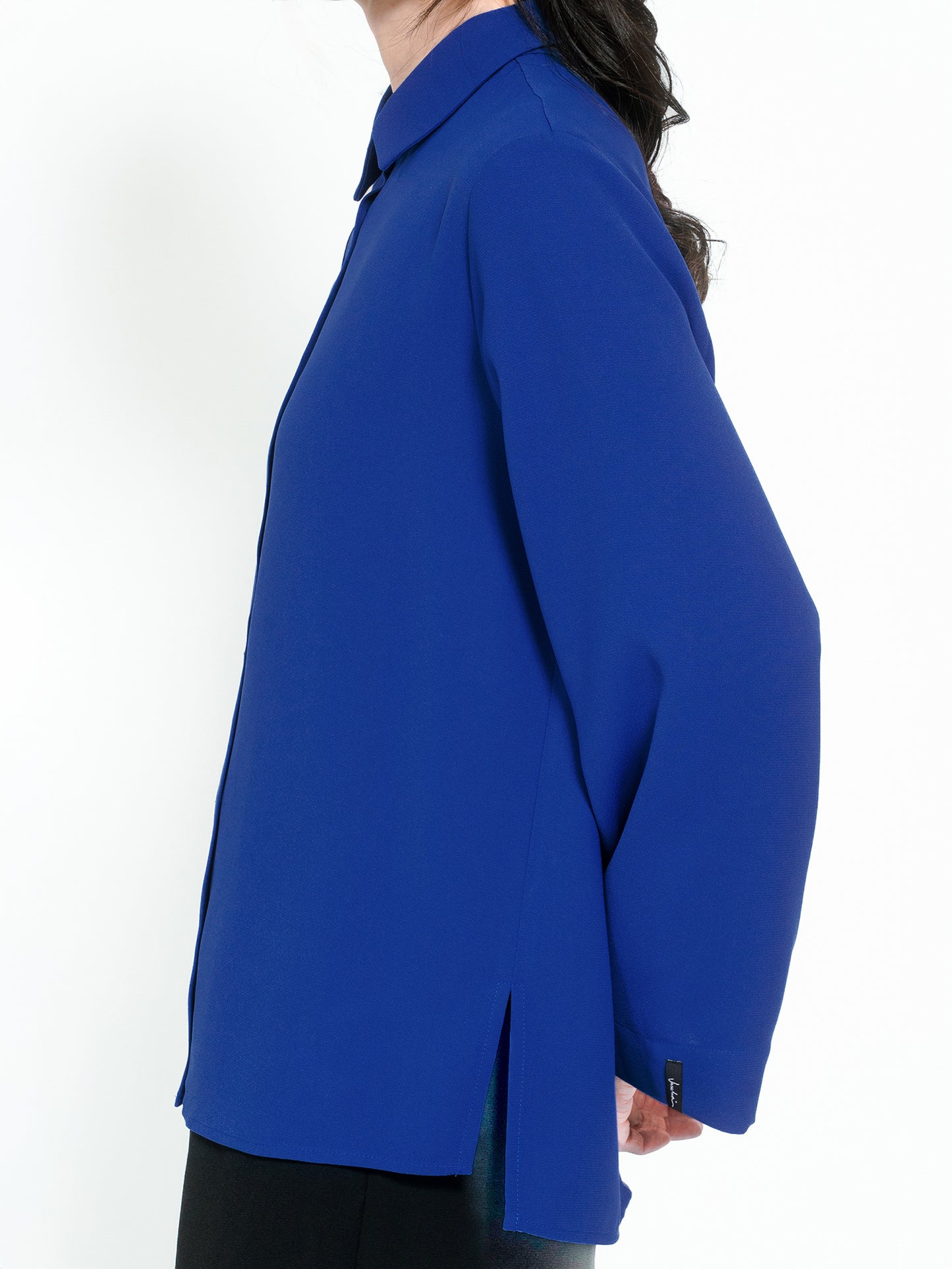 Recyceltes Hemd, neuer breiter Knopf