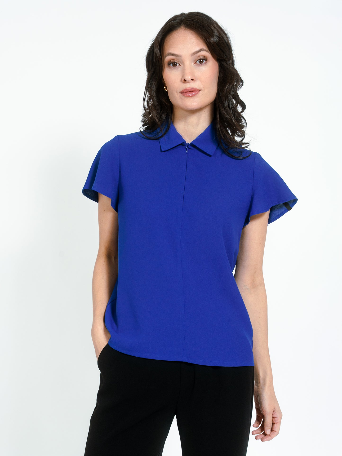 Recycelte Bluse Oliv