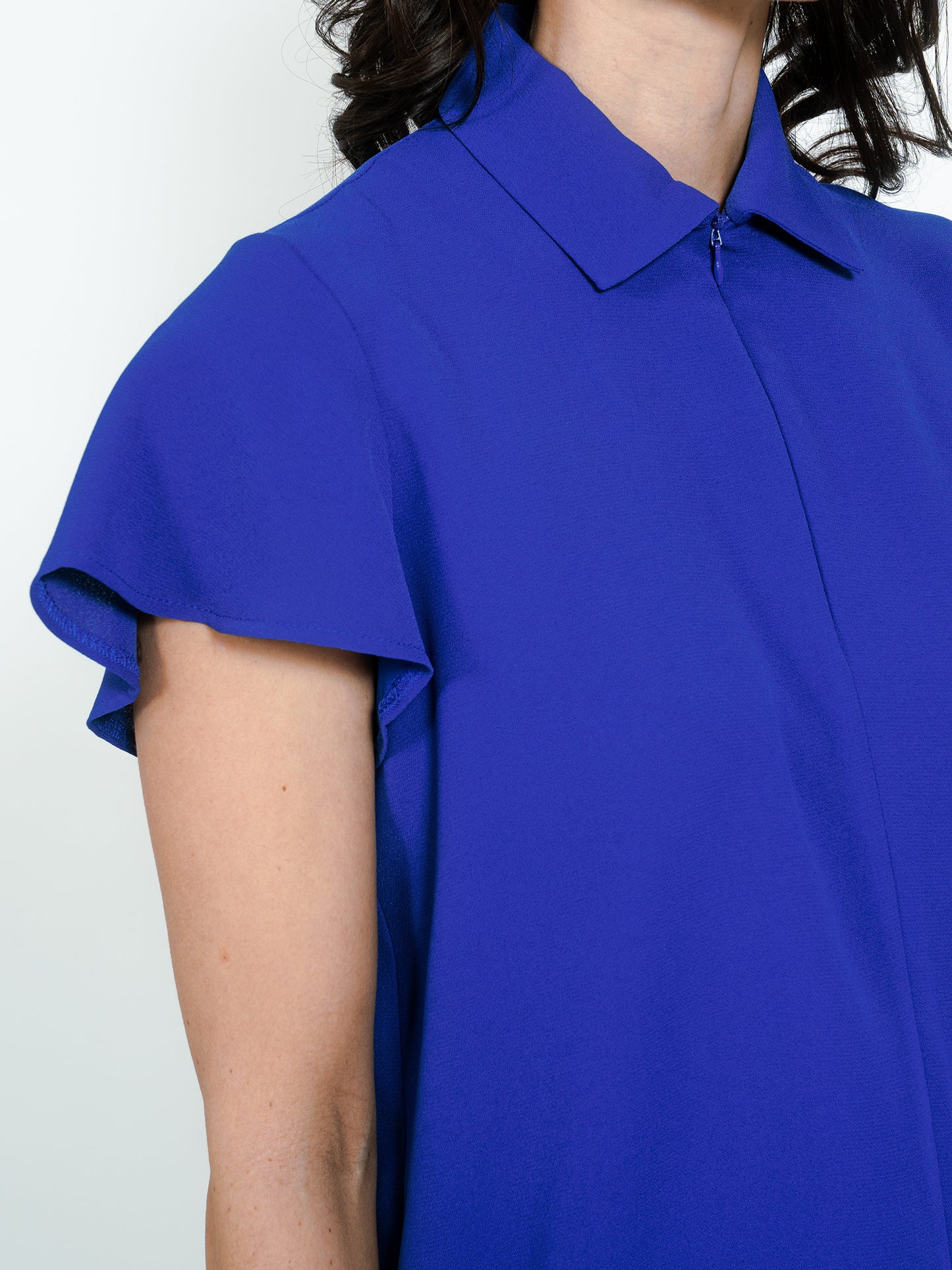 Recycelte Bluse Oliv