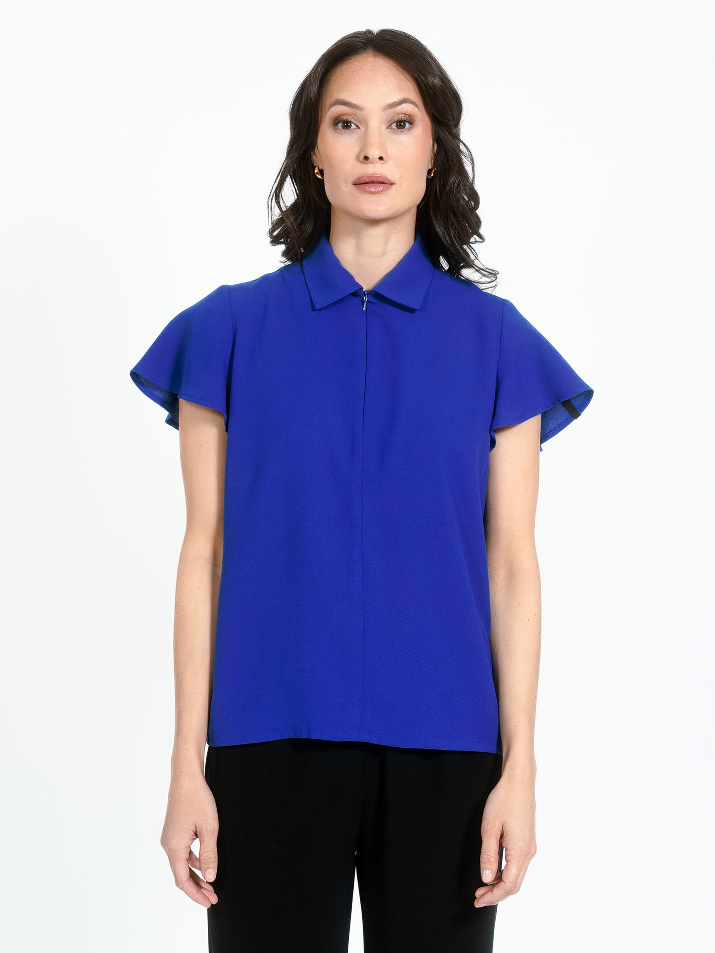 Recycelte Bluse Oliv