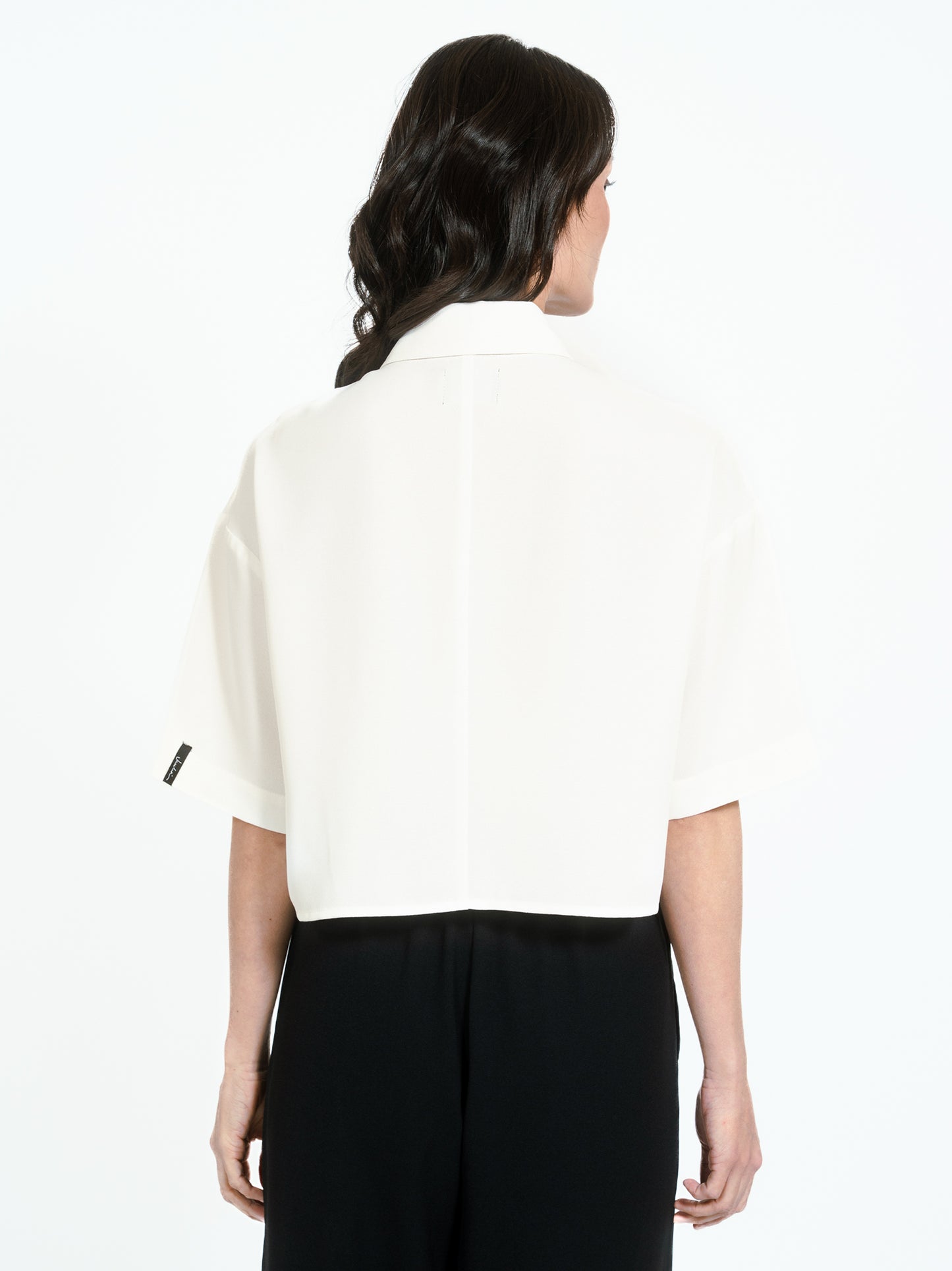 Recyceltes Hemd, kurzer Bauch